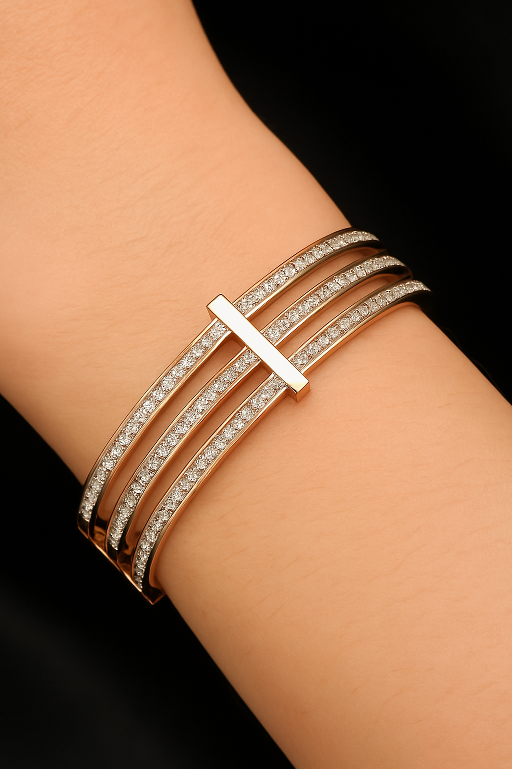 Embellished 18K Anti-Tarnish Bangle Kada Bracelet
