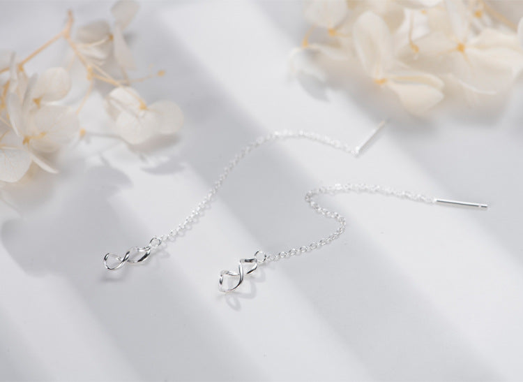 Wavy S925 Sterling Silver Earrings