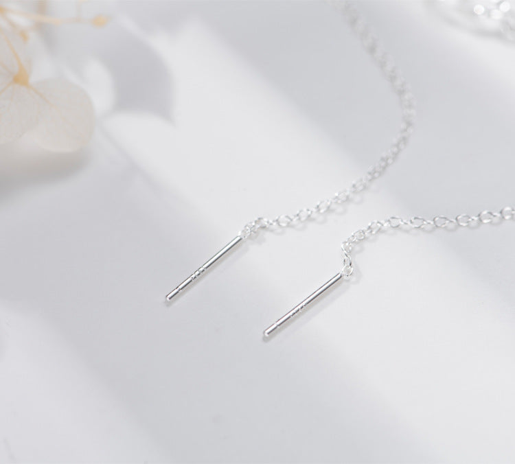 Wavy S925 Sterling Silver Earrings
