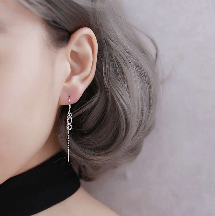 Wavy S925 Sterling Silver Earrings