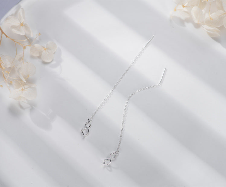 Wavy S925 Sterling Silver Earrings