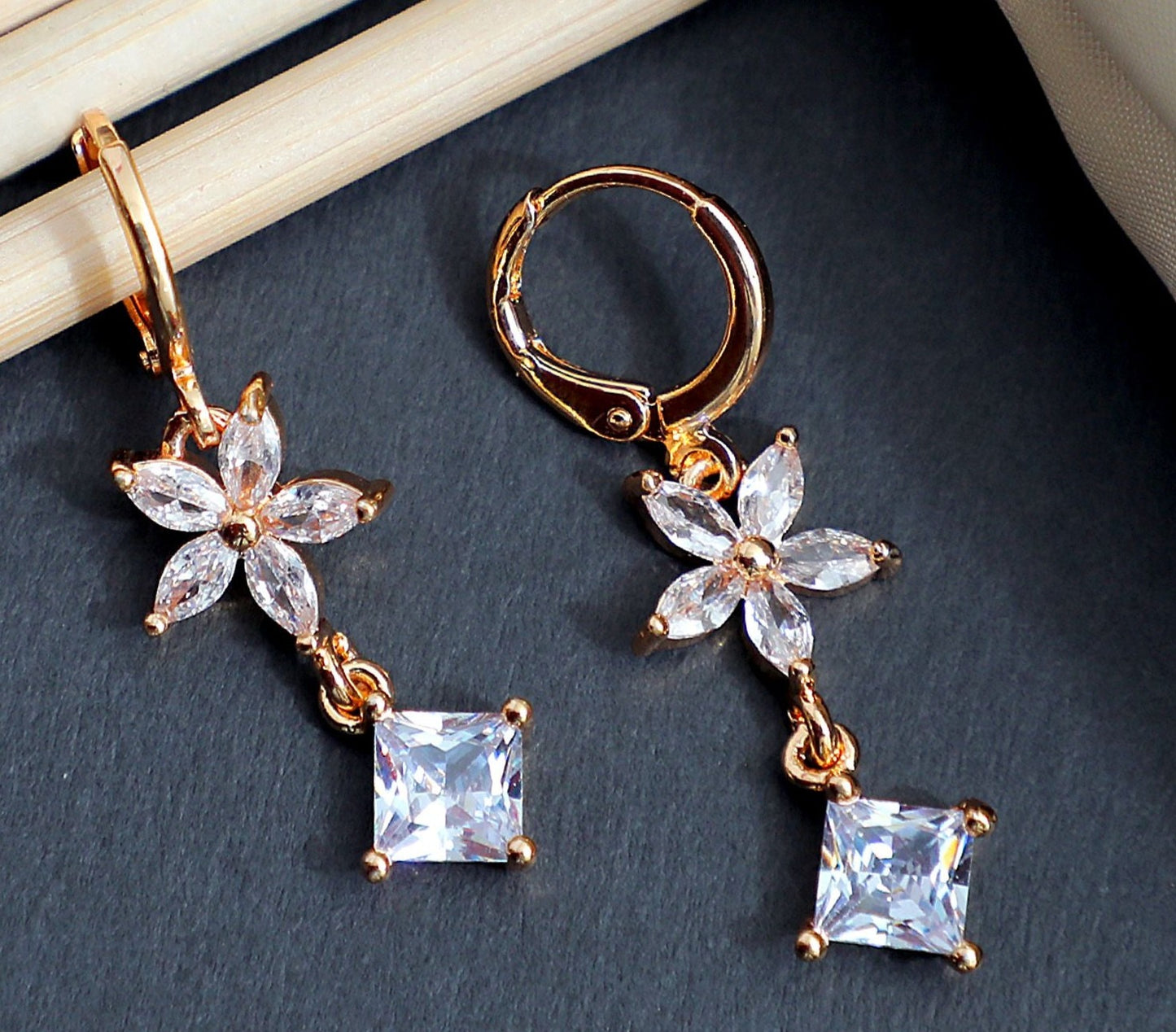 Flower Anti Tarnish Earrings