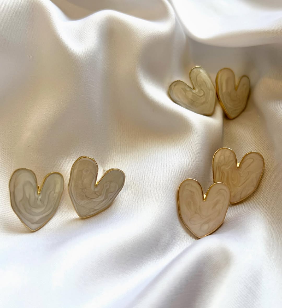 Heartbeam Stud Earrings