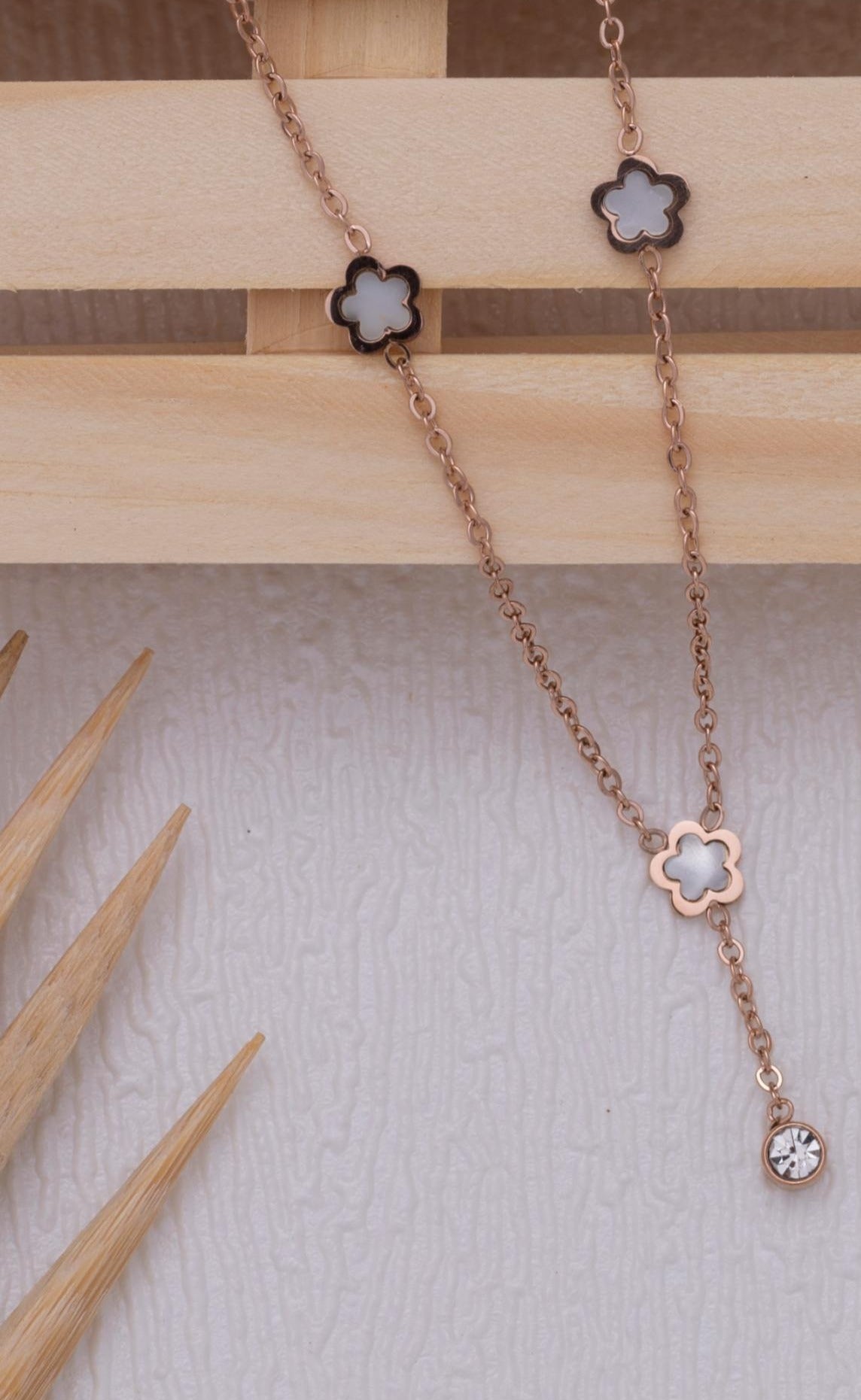 Dainty Tulip Longline Pendant