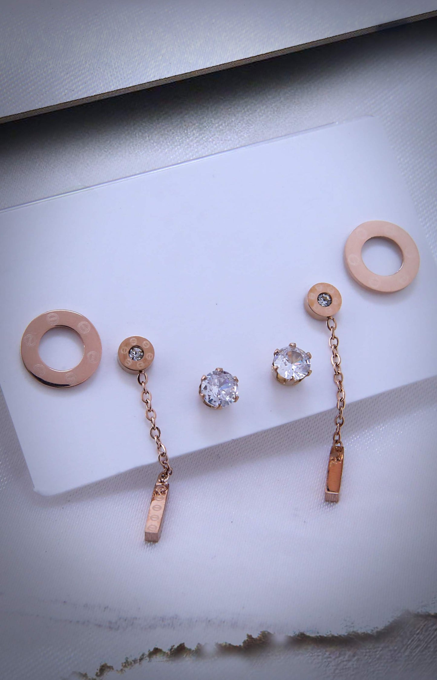 Goldies Combo Stud Earrings