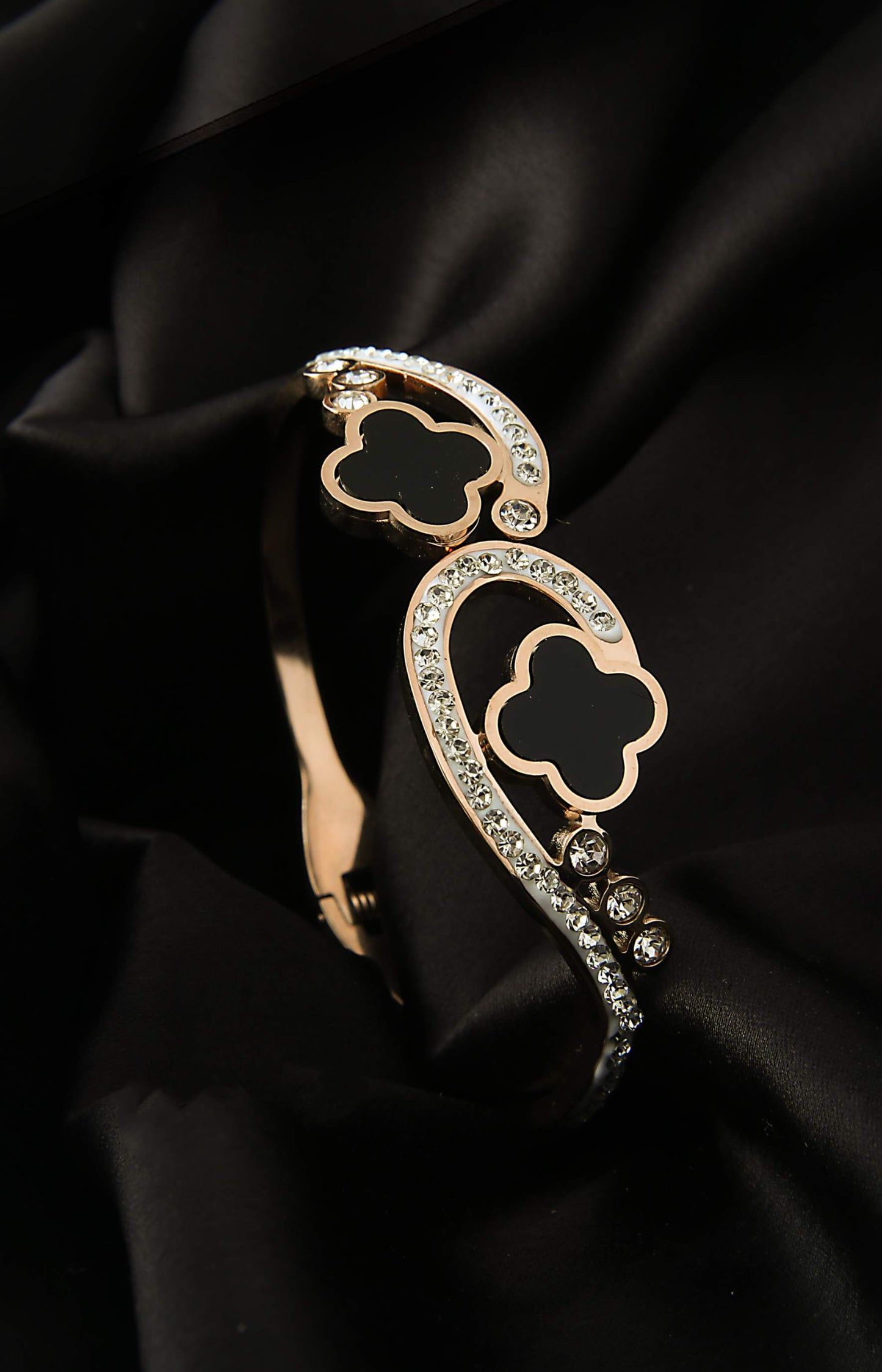 Stone 18K Anti-Tarnish Bangle Kada Bracelet