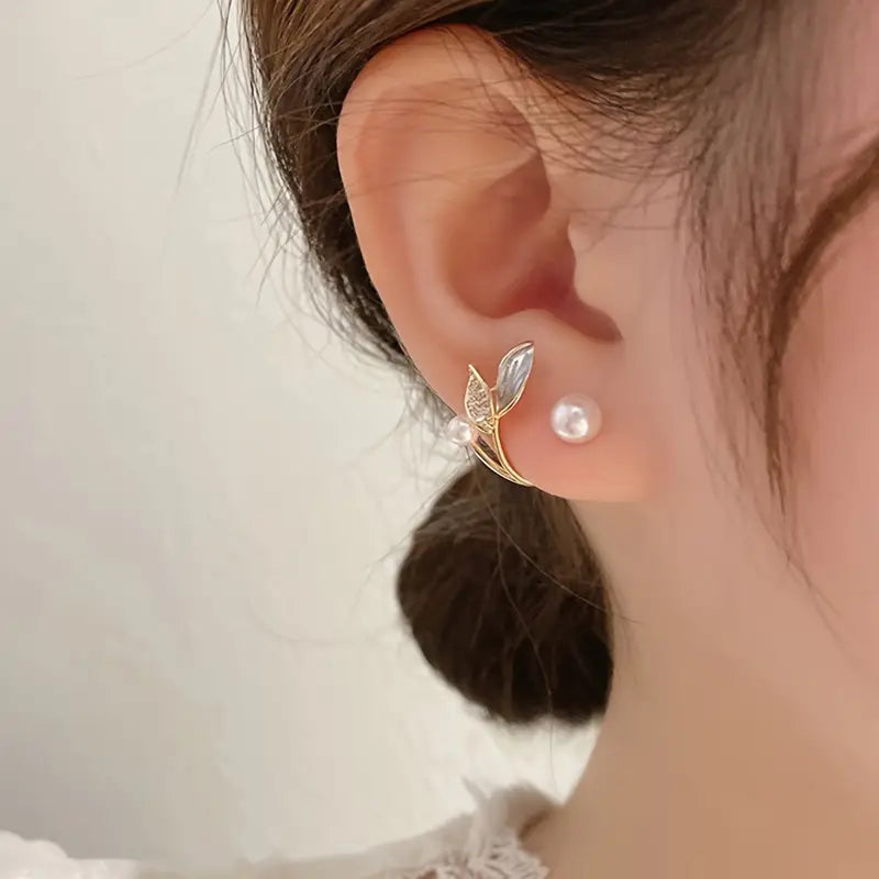 Pearl Vine Twilight Earrings