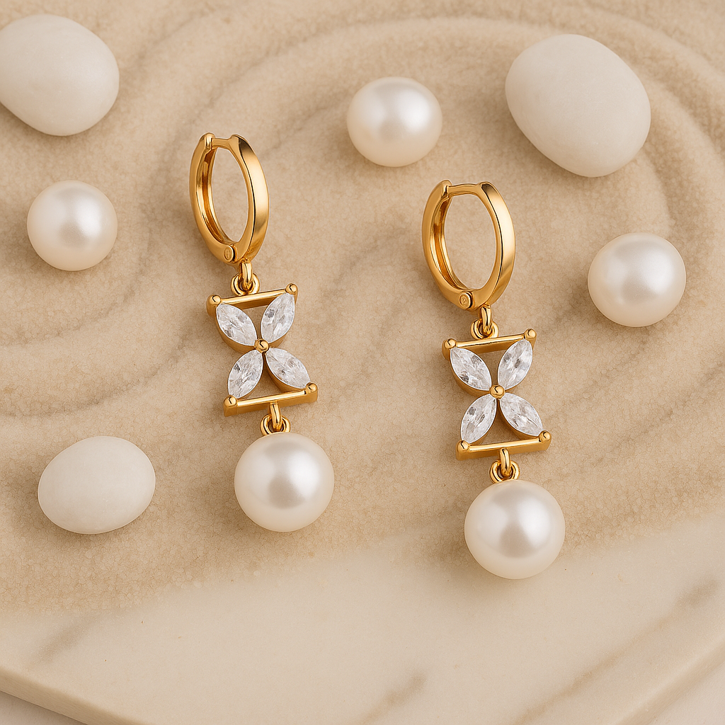 Pastle Pearl Earrings