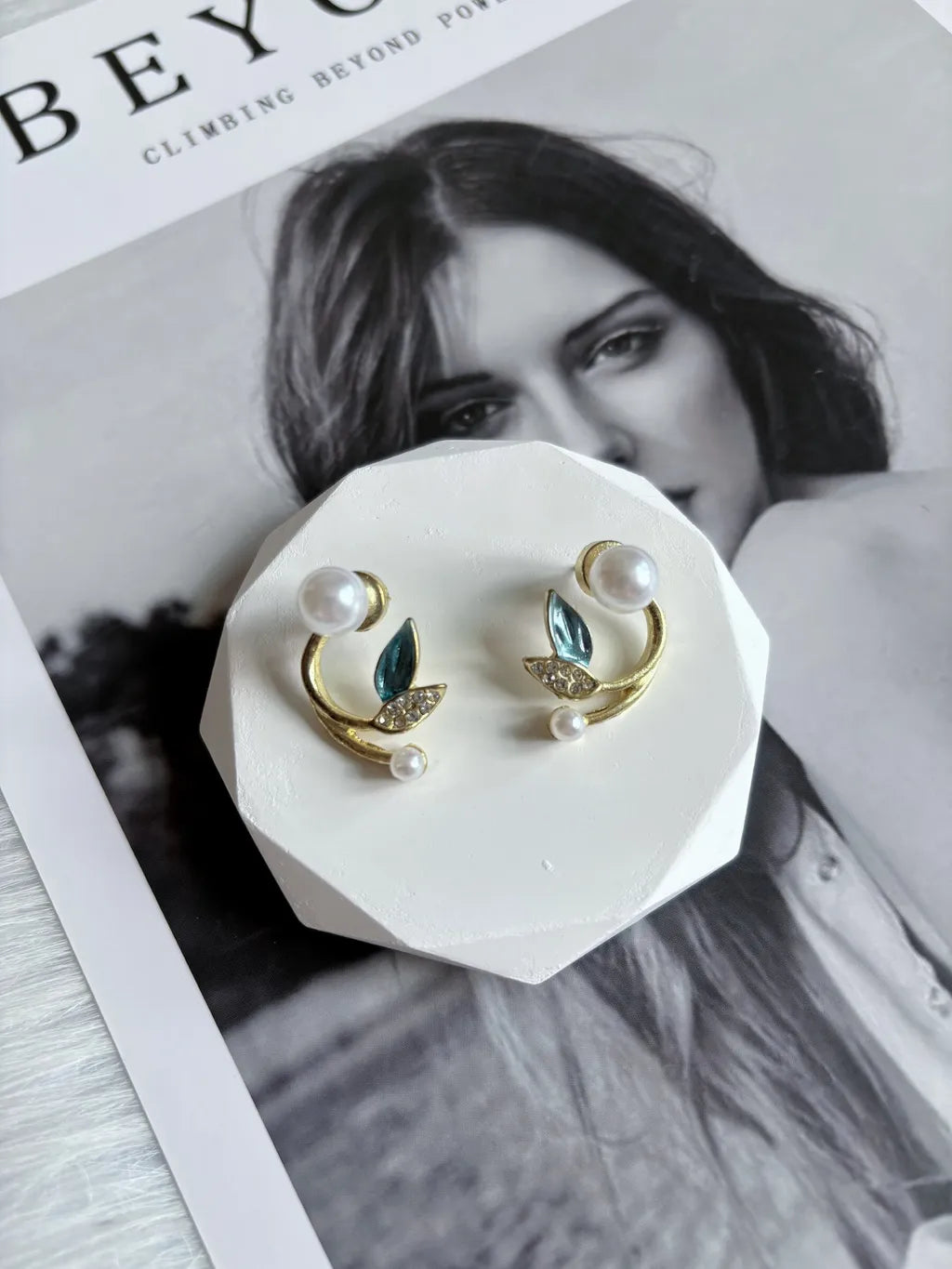 Pearl Vine Twilight Earrings