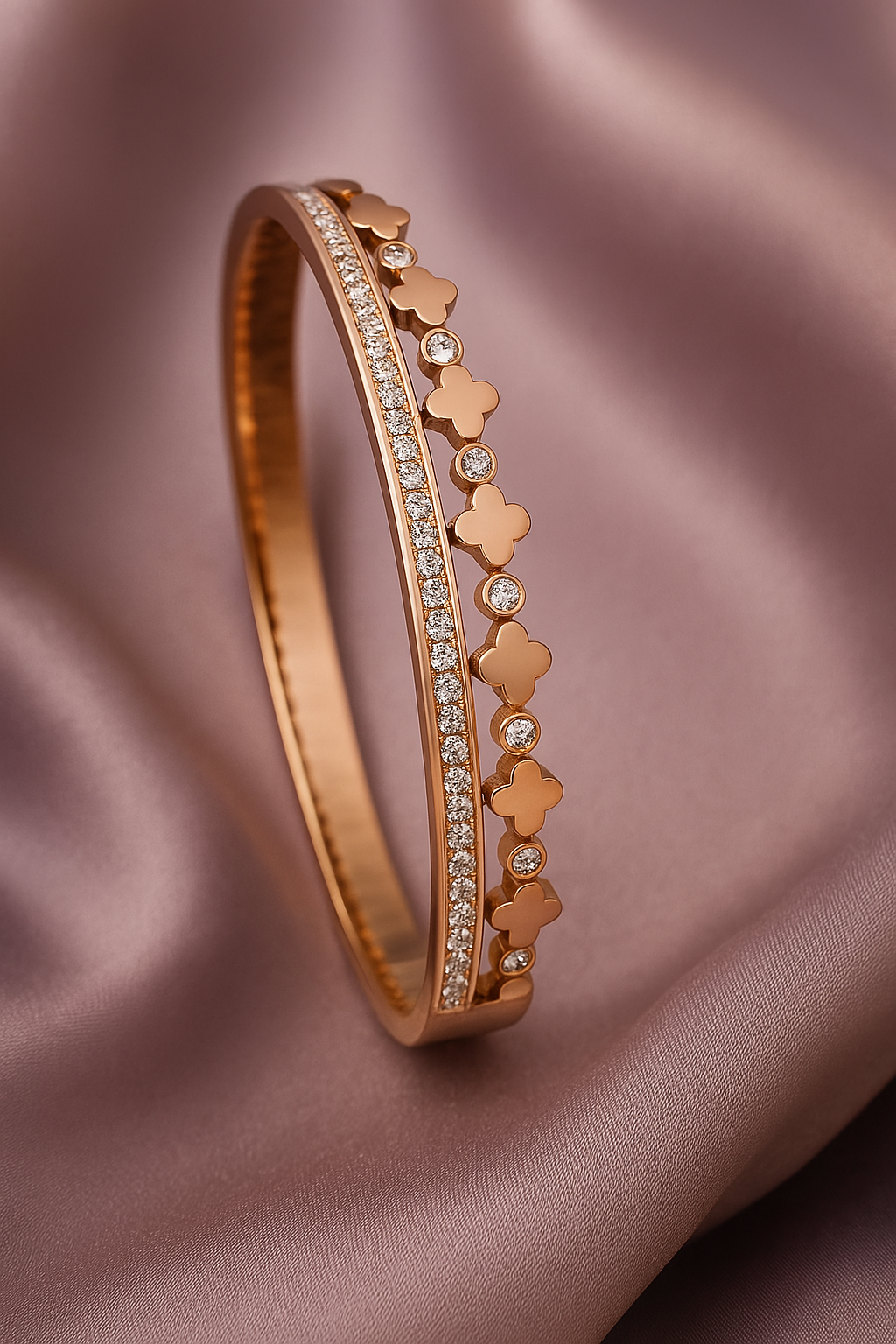 Maura 18K Anti-Tarnish Bangle Kada Bracelet