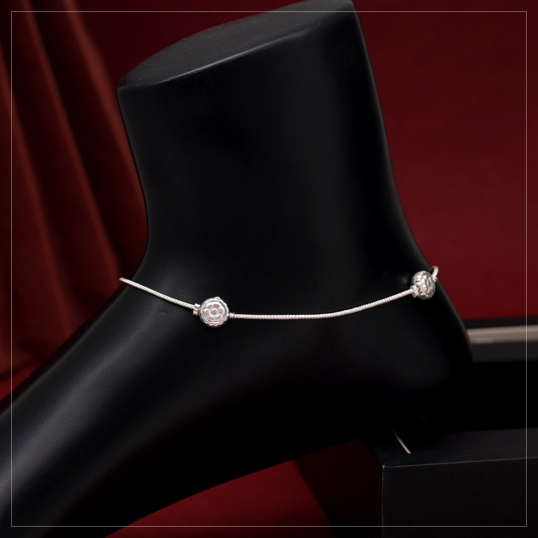 Nirmal Oxidised Anklets