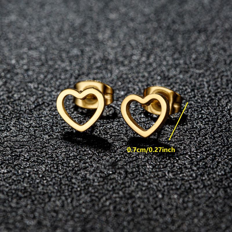 Tender Hearts Stud Earrings