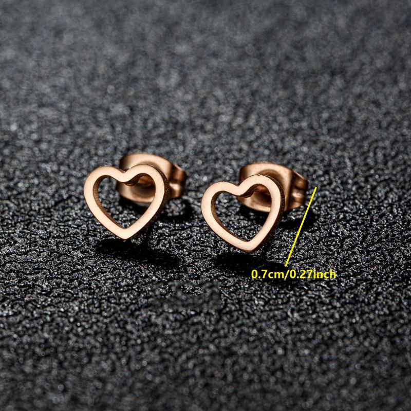 Tender Hearts Stud Earrings