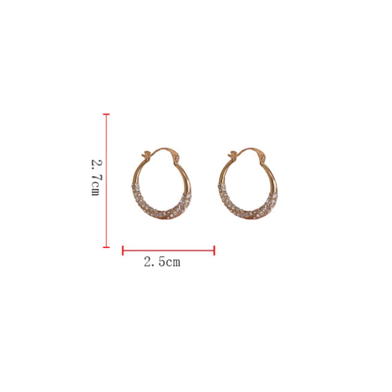 Serein Twirl Hoop Earrings