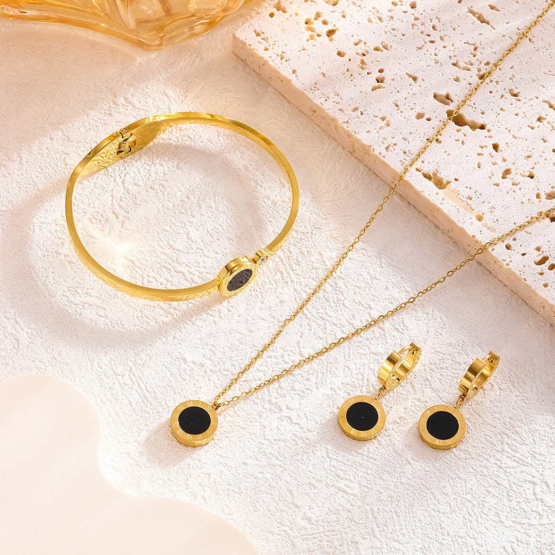 Everlasting Black Necklace Set