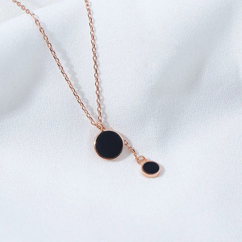 Layered Black Neckpiece