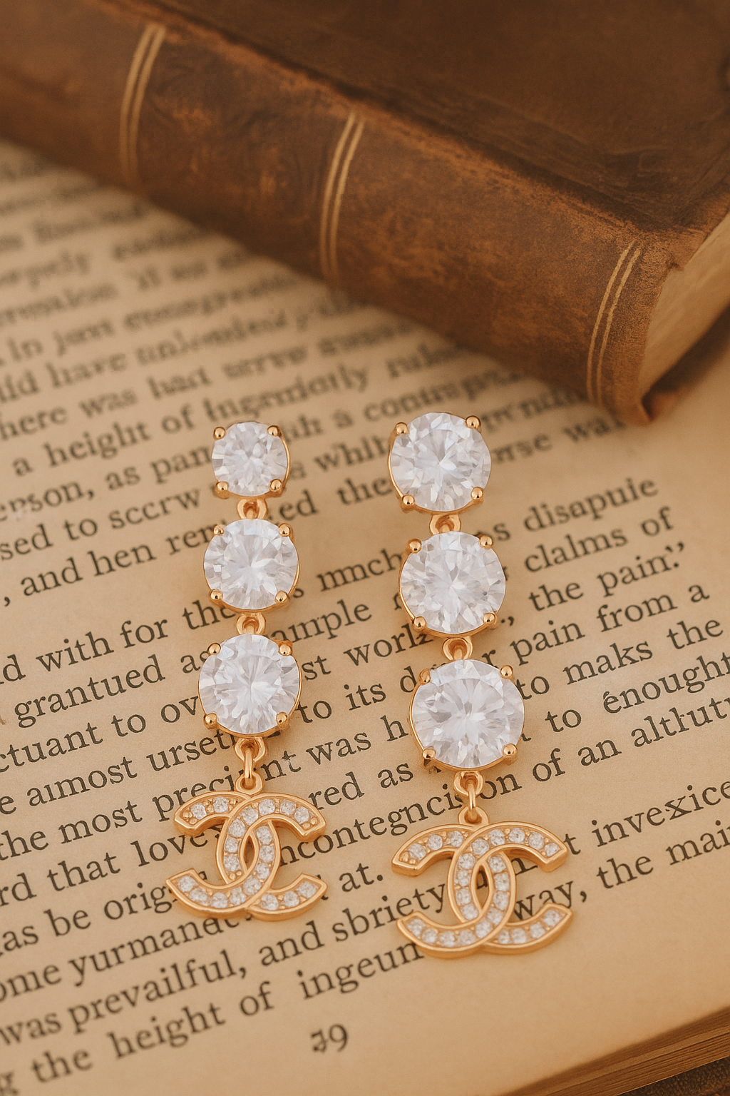 Embellished Chanel Earrings
