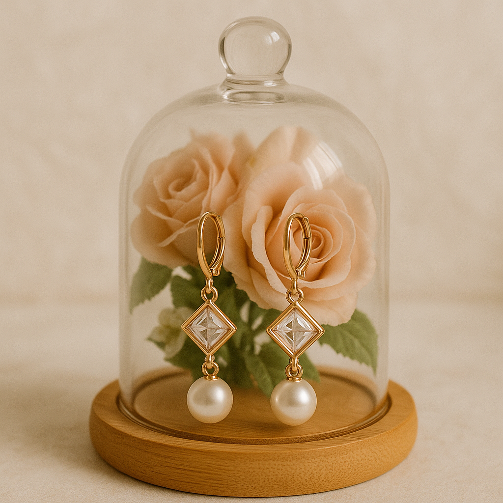 Dangle Pearl Earrings