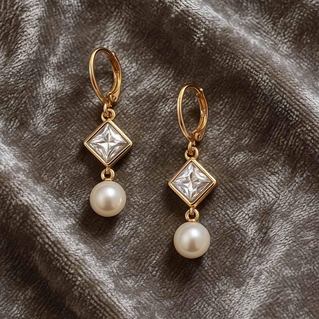 Dangle Pearl Earrings