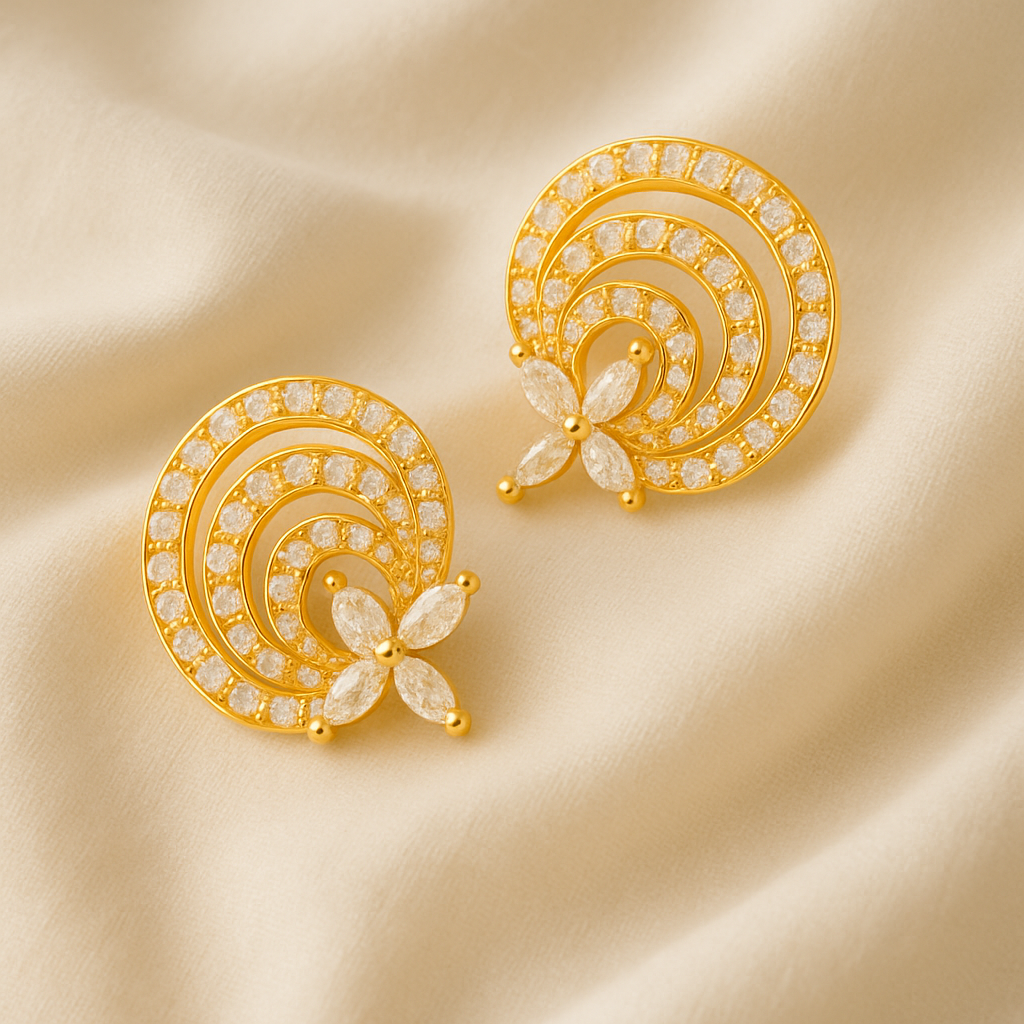 Zaria Shell Stud Earrings