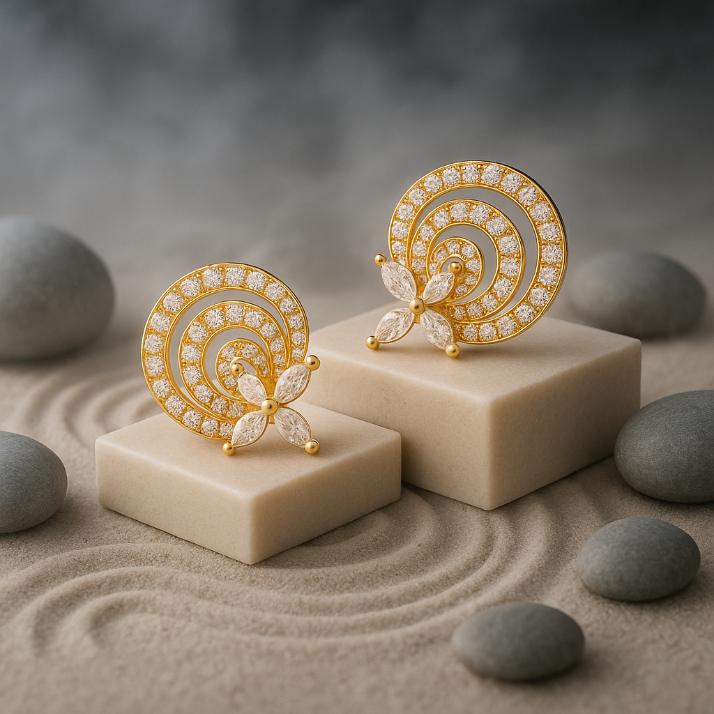 Zaria Shell Stud Earrings