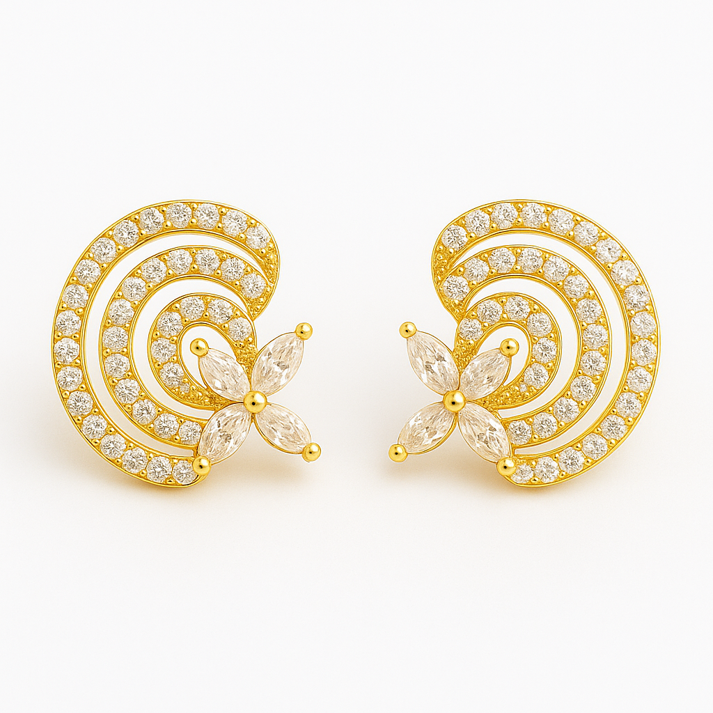 Zaria Shell Stud Earrings