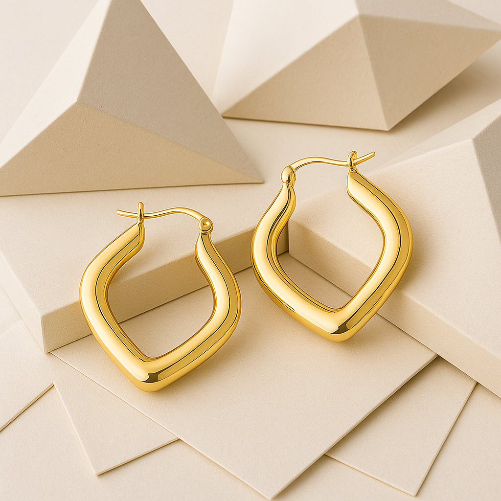 Gold Hoop Earrings