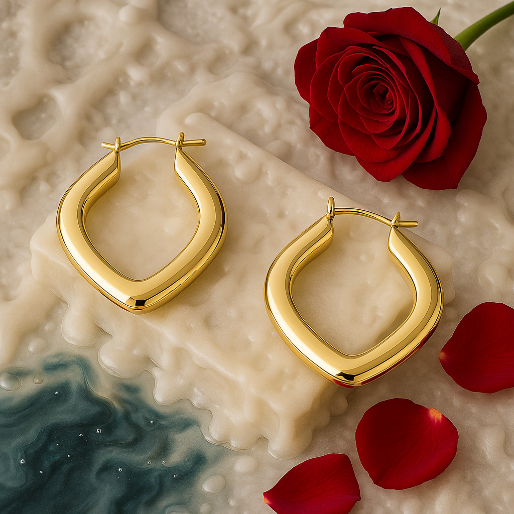 Gold Hoop Earrings