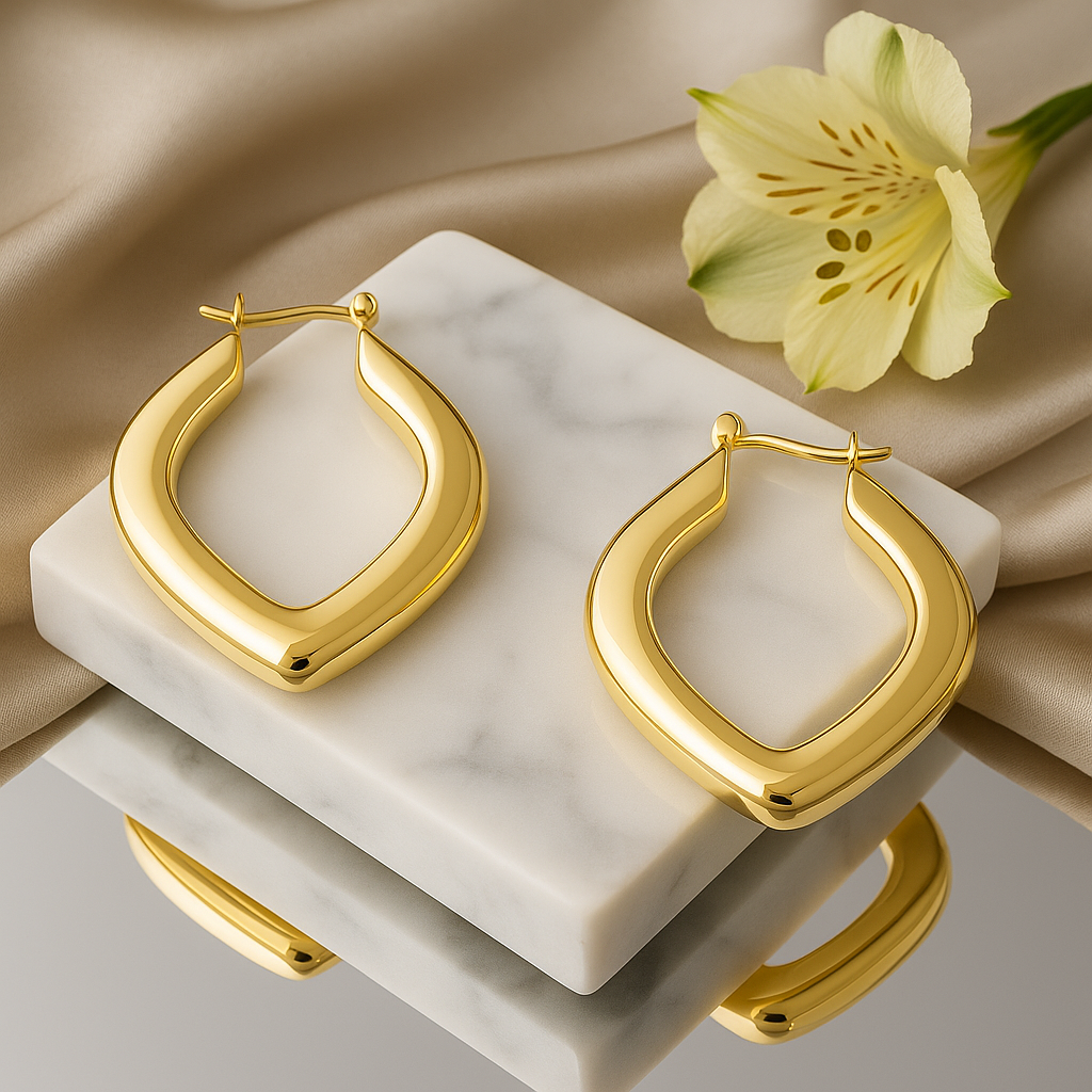 Gold Hoop Earrings