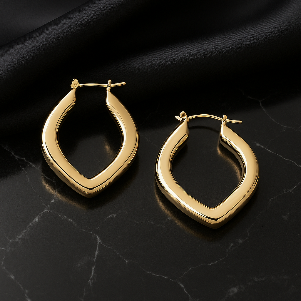 Gold Hoop Earrings