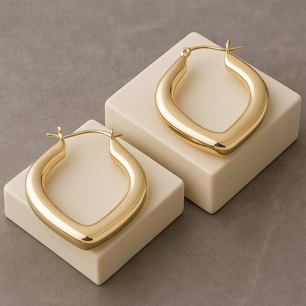 Gold Hoop Earrings