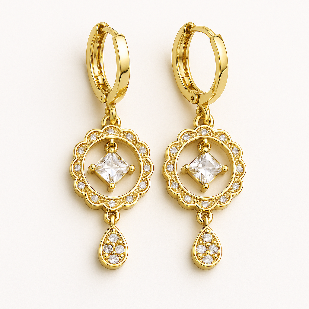 Moons Anti Tarnish Earrings