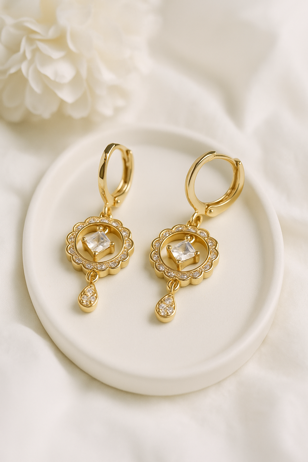 Moons Anti Tarnish Earrings