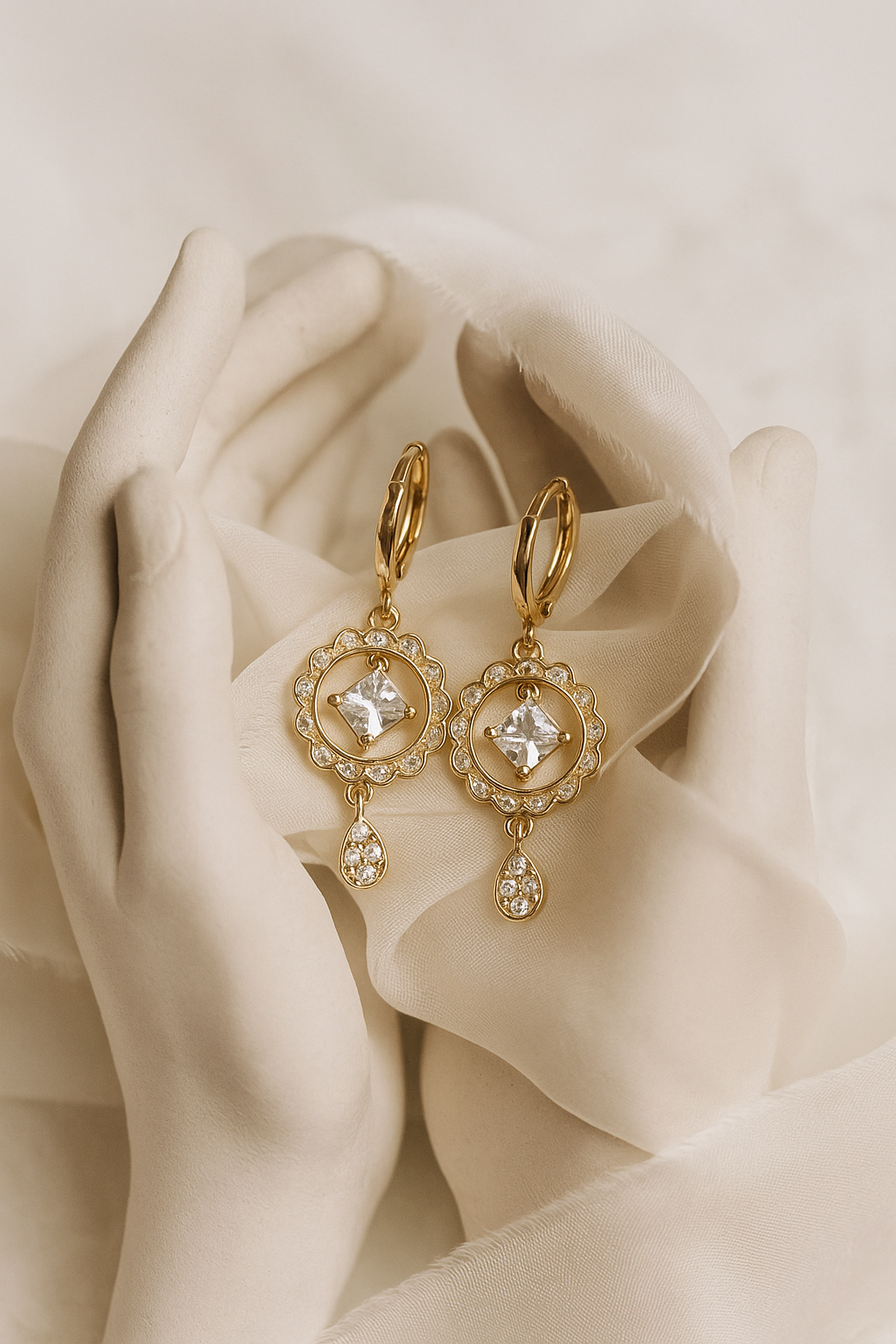 Moons Anti Tarnish Earrings