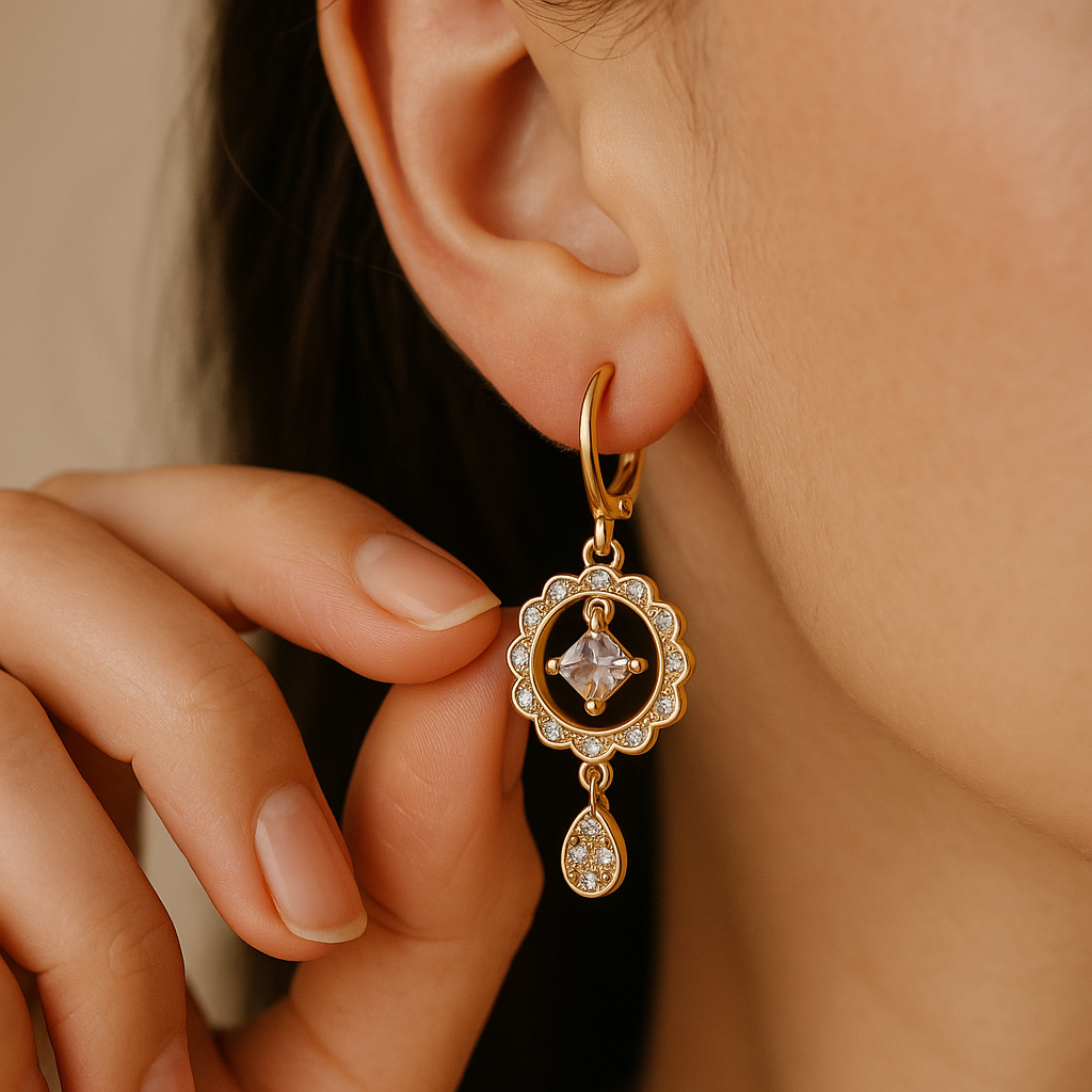 Moons Anti Tarnish Earrings
