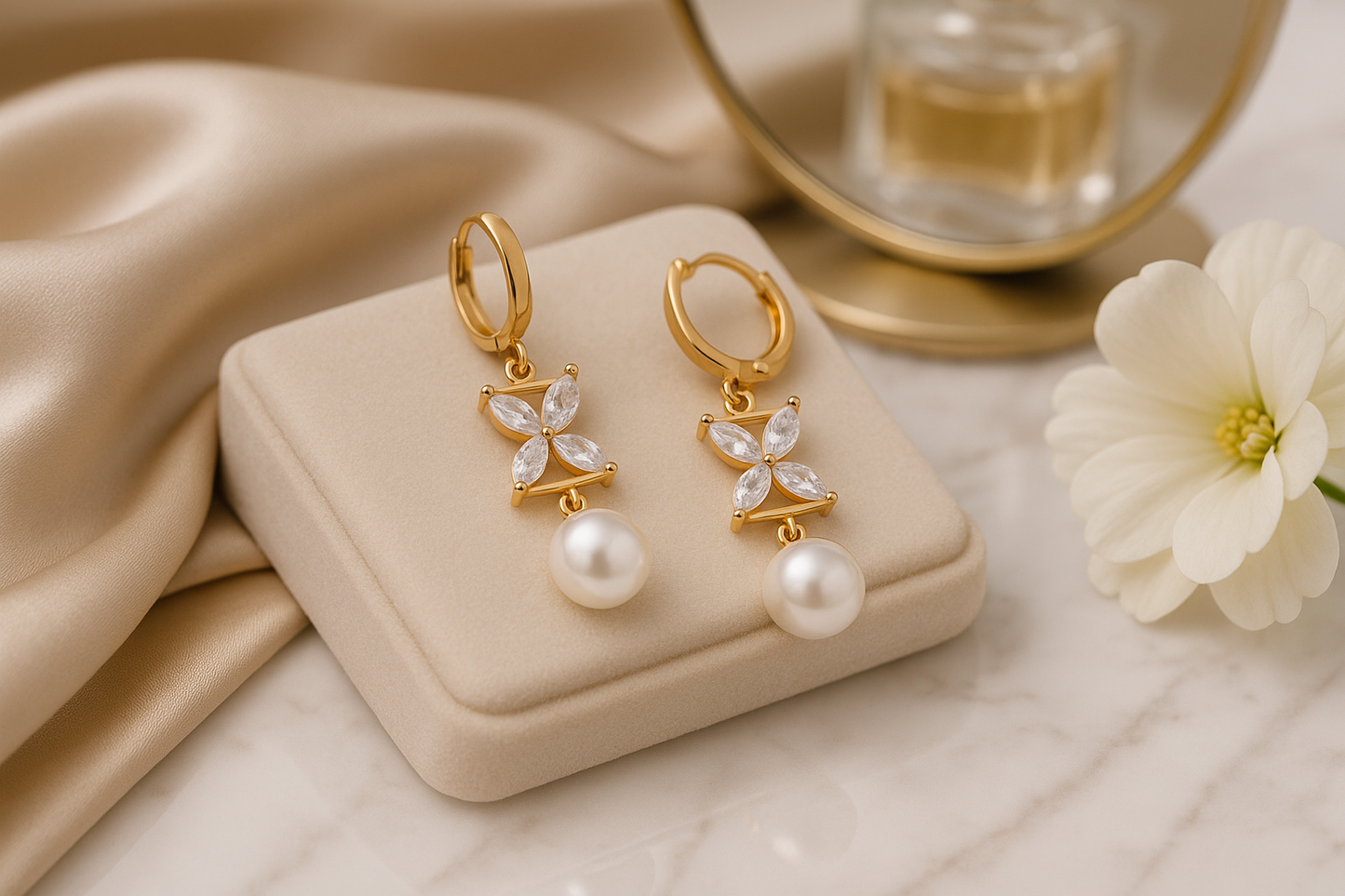 Pastle Pearl Earrings