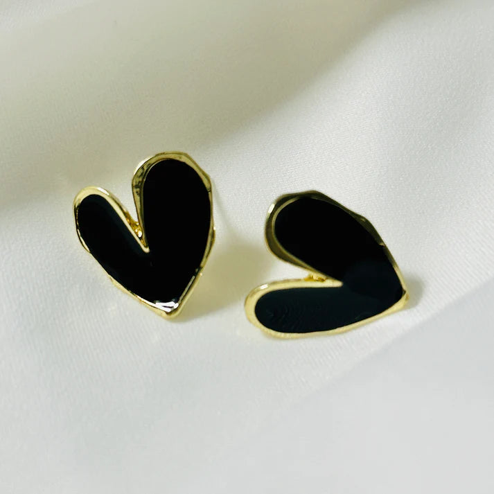 Heartbeam Stud Earrings