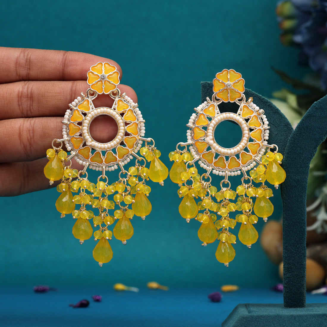 Zarnaa Kundan Earrings