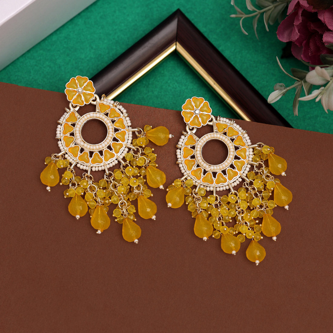 Zarnaa Kundan Earrings