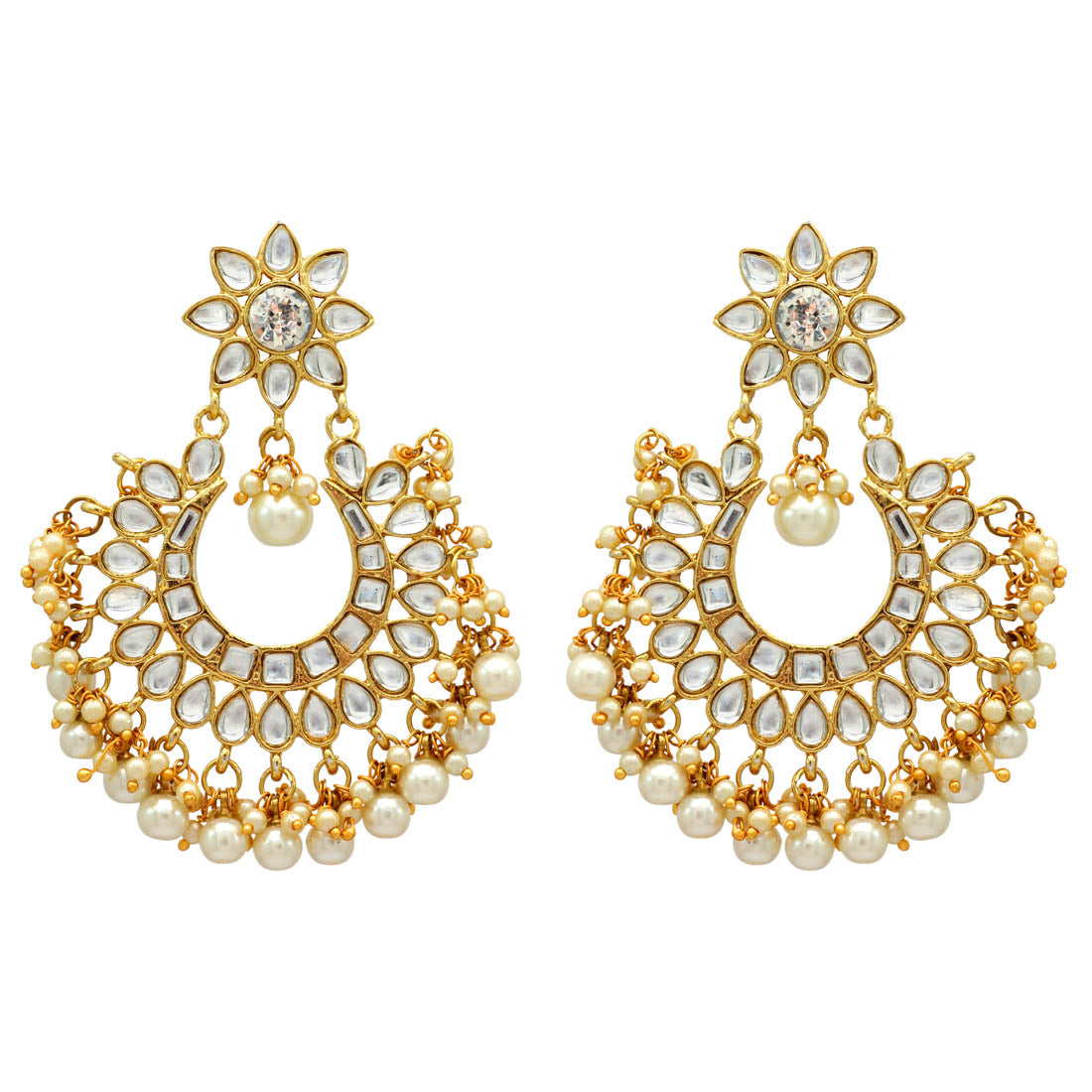 Nirvana Statement Kundan Necklace Set