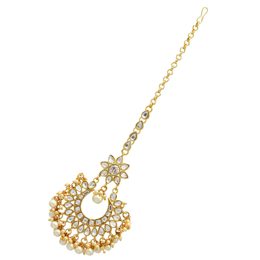 Nirvana Statement Kundan Necklace Set