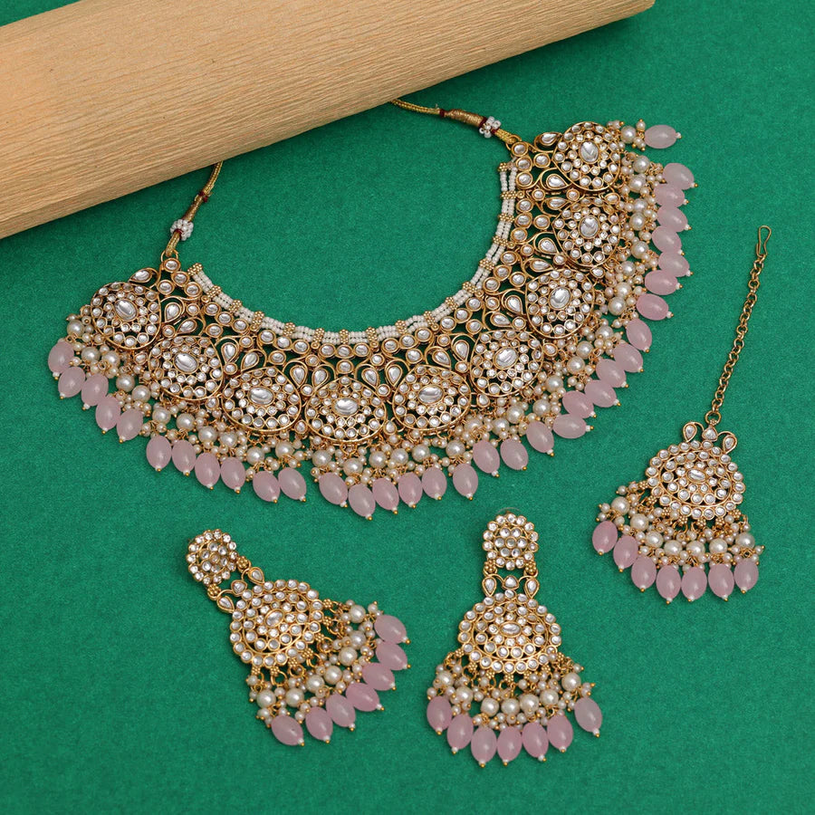 Zahra Kundan Necklace Set