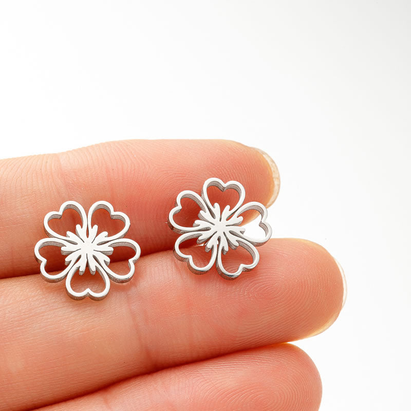 Blooming Fortune Stud Earrings