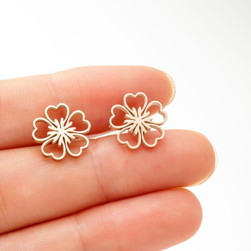 Blooming Fortune Stud Earrings
