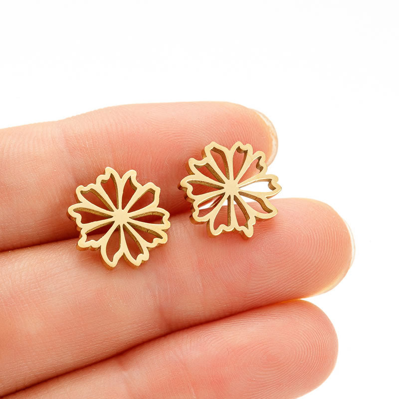 Blooming Fortune Stud Earrings