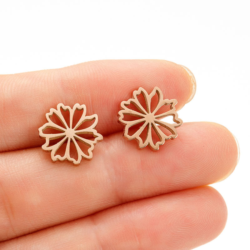 Blooming Fortune Stud Earrings