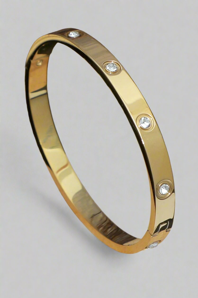 Diamonds 18K Anti-Tarnish Bangle Kada Bracelet