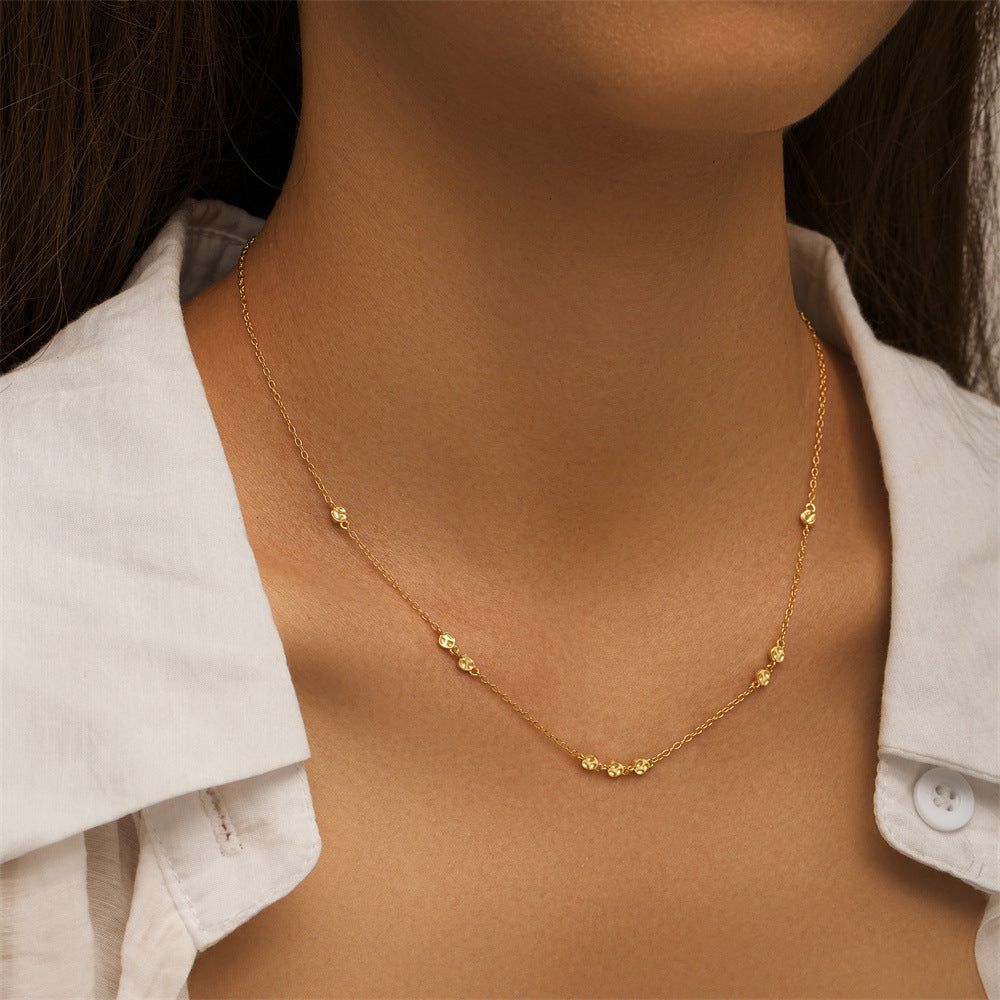 Zivaa Leaf S925 Sterling Silver Chain Necklace