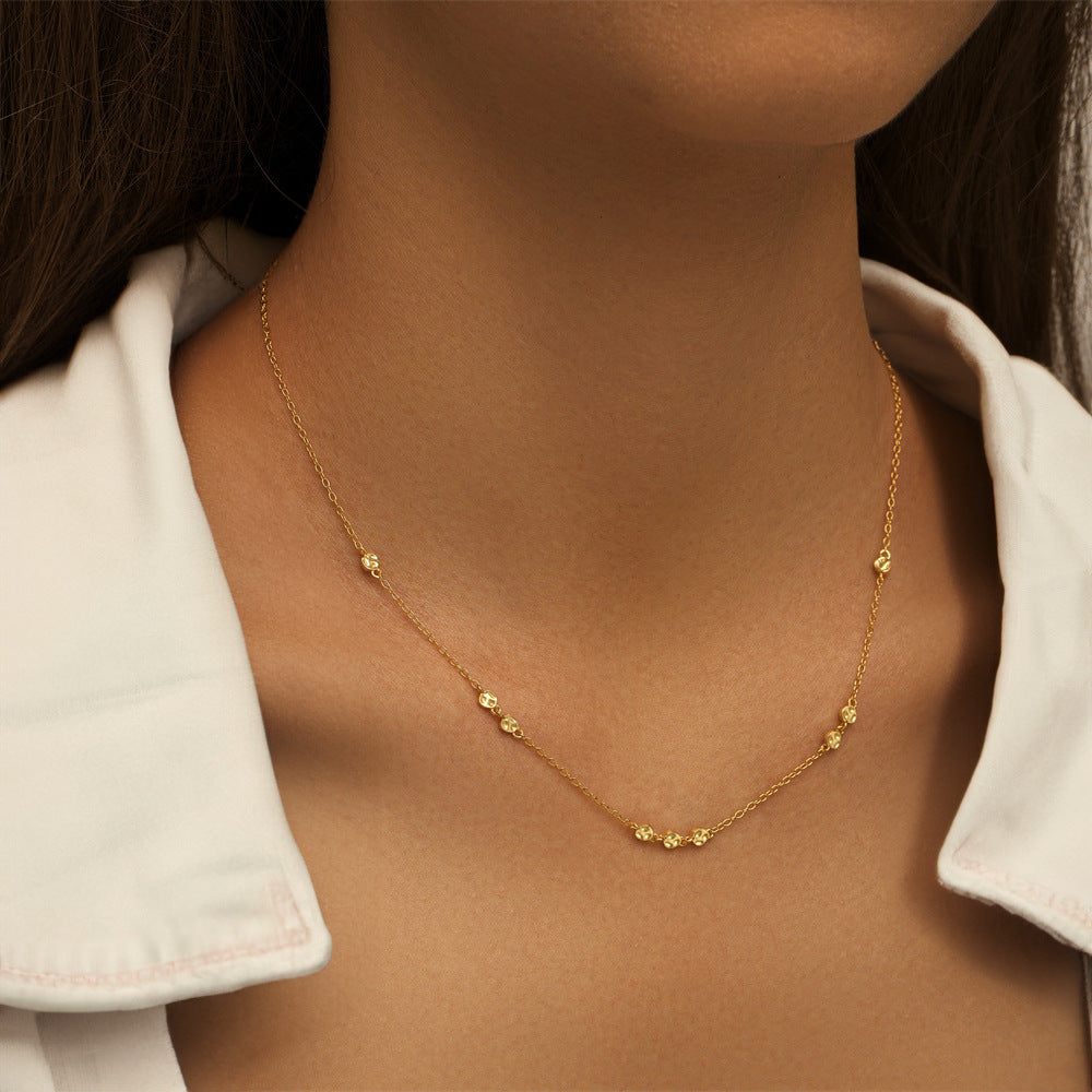 Zivaa Leaf S925 Sterling Silver Chain Necklace