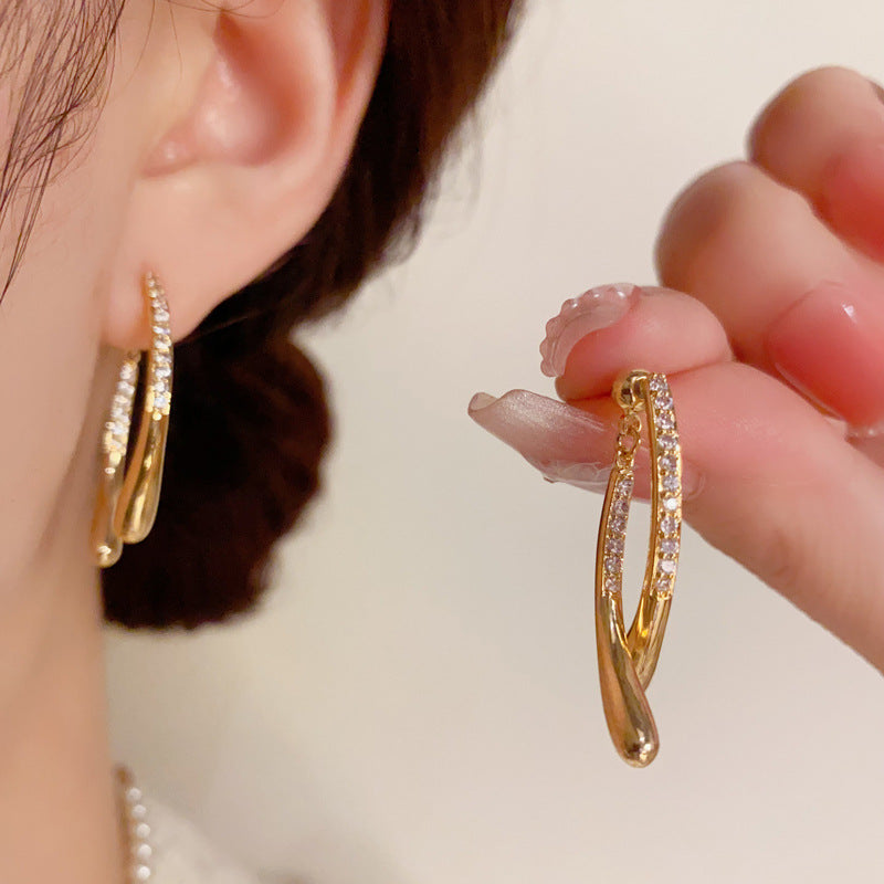 Real Gold Plating S925 Earrings
